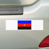 Polyamorische vlag — Pi 3-kleur Bumpersticker (Op auto)
