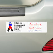 Polyamory Bumpersticker II (Op auto)