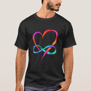 Polyamory Infinity Heart Artwork Design Gift T-shi T-shirt