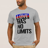 Polyamory - Liefde kent geen grenzen - LGBTQ-recht T-shirt (Voorkant)