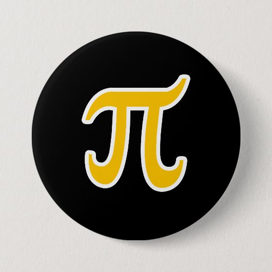 POLYAMORY PI SYMBOOL 3D -.png Ronde Button 7,6 Cm (Voorkant)