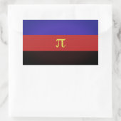Polyamory Pride Flag Rechthoekige Sticker (Tas)