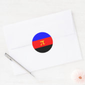 Polyamory Pride Flag Ronde Sticker (Envelop)