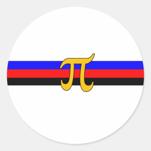 Polyamory Pride Flag Ronde Sticker (Voorkant)