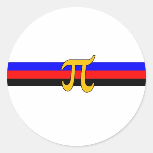 Polyamory Pride Flag Ronde Sticker (Voorkant)