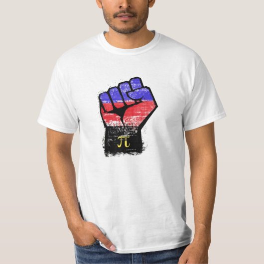 Polyamory Pride Protest Vuist T-shirt (Voorkant)