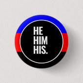 Polyamory trots ronde button 3,2 cm (Voorkant)
