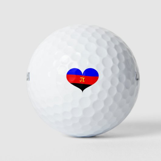 Polyamoureuze Pride Golfballen (Voorkant)