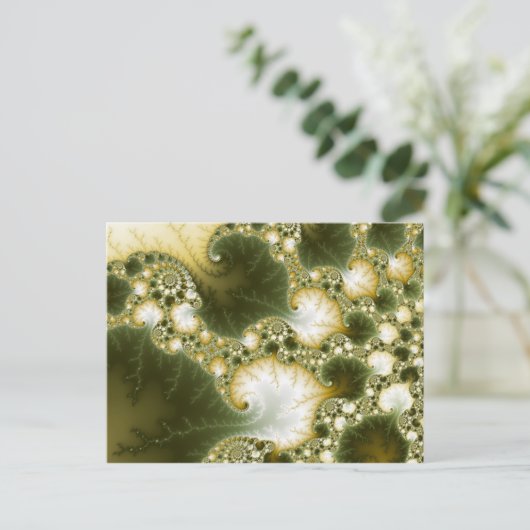 Polyatomisch - Fractaal Briefkaart (Staand voorkant)