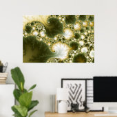 Polyatomisch - Fractaal Poster (Thuiskantoor)