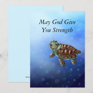 Polycarpus reis sympathiekaart bedankkaart