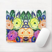 Polychromatische mousepad muismat (Met muis)