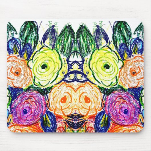 Polychromatische mousepad muismat (Voorkant)