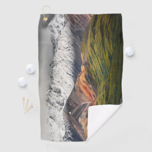 Polychrome berg, Denali NP, Alaska Golfhanddoek