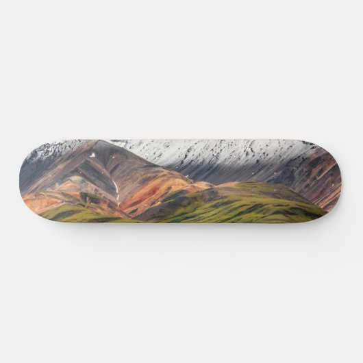 Polychrome berg, Denali NP, Alaska Skateboard (Horizontaal)