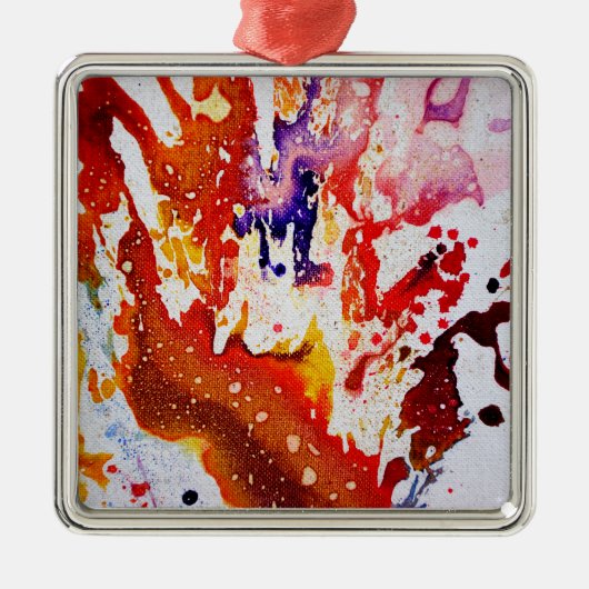 Polychromoptic #1A van Michael Moffa Metalen Ornament (Voorkant)