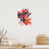 Polychromoptisch #15 door Michael Moffa Poster (Keuken)