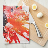 Polychromoptisch #15 door Michael Moffa Theedoek (Quarter Fold)