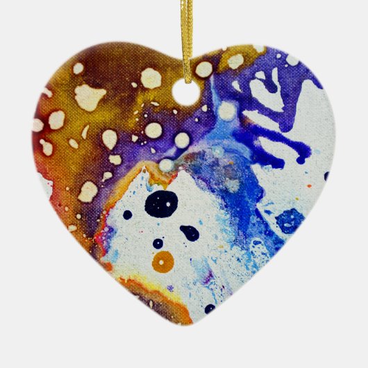 Polychromoptisch #1B door Michael Moffa Keramisch Ornament (Voorkant)