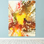 Polychromosoom #10 canvas afdruk (Insitu (Houten vloer))