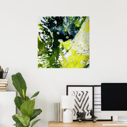 Polychromosoom #12 van Michael Moffa Poster (Thuiskantoor)