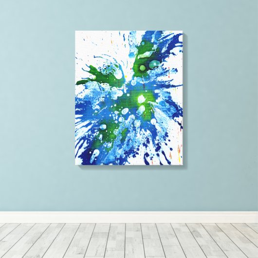 Polychromosoom #14 van Michael Moffa Canvas Afdruk (Insitu (Houten vloer))