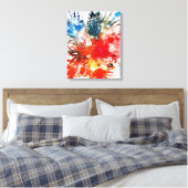 Polychromosoom #16 van Michael Moffa Canvas Afdruk (Insitu (Slaapkamer))