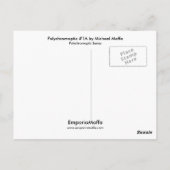 Polychromosoom #1A door Michael Moffa Briefkaart (Achterkant)