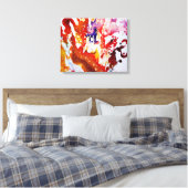 Polychromosoom #1A door Michael Moffa Canvas Afdruk (Insitu (Slaapkamer))