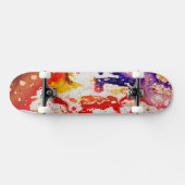 Polychromosoom #1A door Michael Moffa Skateboard (Horizontaal)