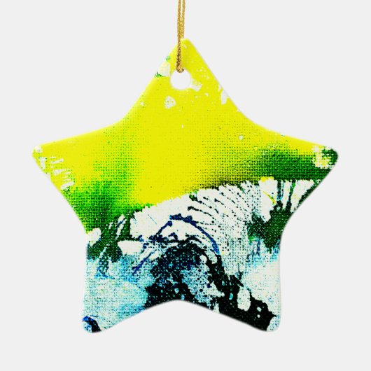 Polychromosoom #2A door Michael Moffa Keramisch Ornament (Voorkant)