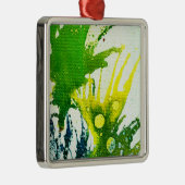 Polychromosoom #2B door Michael Moffa Metalen Ornament (Rechts)