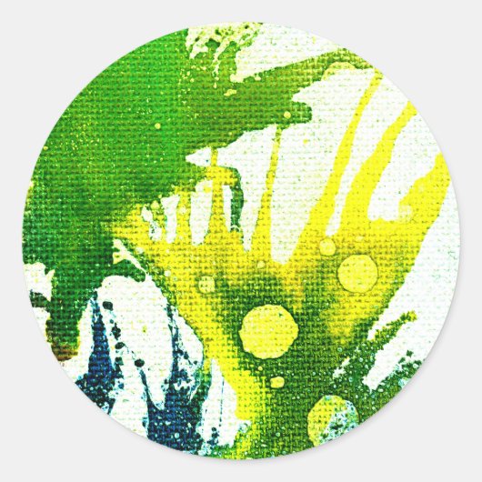 Polychromosoom #2B door Michael Moffa Ronde Sticker (Voorkant)