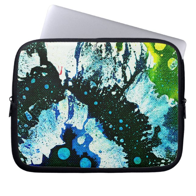 Polychromosoom #2C door Michael Moffa Laptop Sleeve (Voorkant)