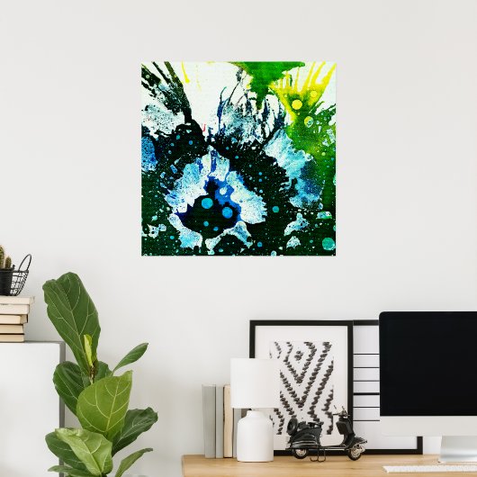 Polychromosoom #2C door Michael Moffa Poster (Thuiskantoor)