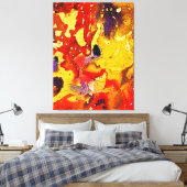 Polychromosoom #3 van Michael Moffa Canvas Afdruk (Insitu (Slaapkamer))