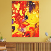 Polychromosoom #3 van Michael Moffa Canvas Afdruk (Insitu (Woonkamer))