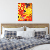 Polychromosoom #3 van Michael Moffa Canvas Afdruk (Insitu (Slaapkamer))