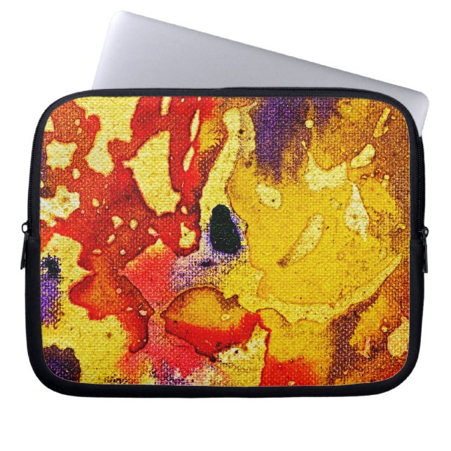 Polychromosoom #3 van Michael Moffa Laptop Sleeve (Voorkant)