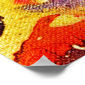 Polychromosoom #3 van Michael Moffa Poster (Hoek)