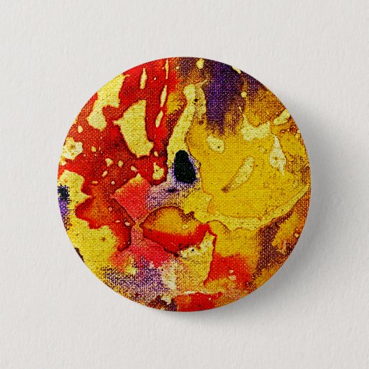 Polychromosoom #3 van Michael Moffa Ronde Button 5,7 Cm (Voorkant)