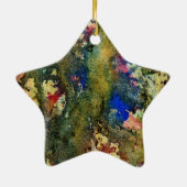 Polychromosoom #6 van Michael Moffa Keramisch Ornament (Achterkant)