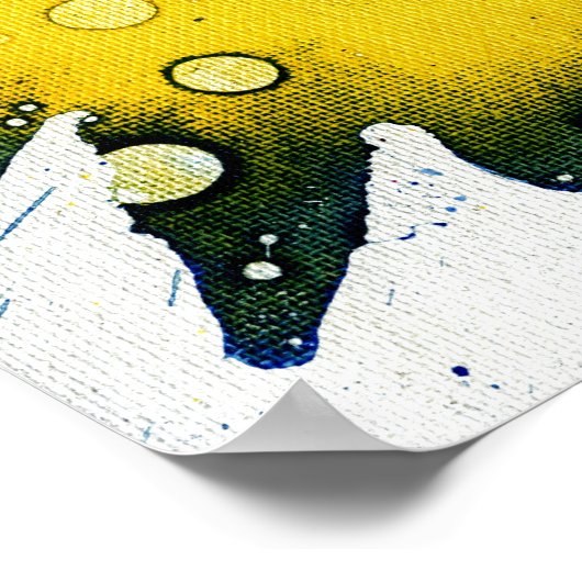 Polychromosoom #7 van Michael Moffa Poster (Hoek)