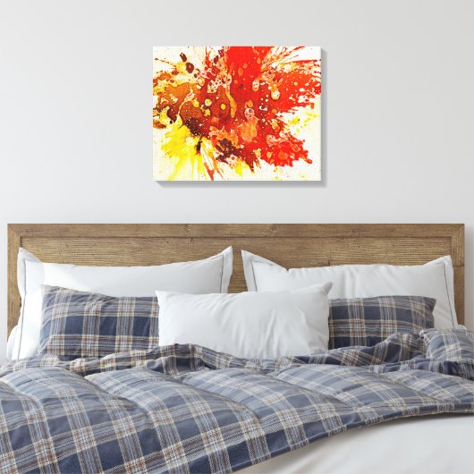 Polychromosoom #9 van Michael Moffa Canvas Afdruk (Insitu (Slaapkamer))