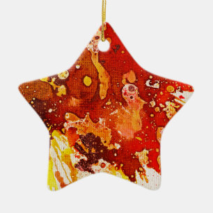 Polychromosoom #9 van Michael Moffa Keramisch Ornament