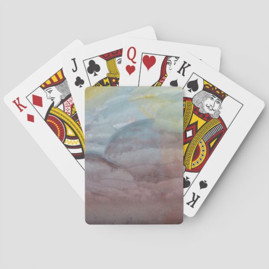 Polychroom Jaspis Pokerkaarten (Achterkant)