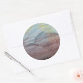 Polychroom Jaspis Ronde Sticker (Envelop)