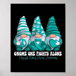 Polycysteus Nierziektebewustzijn Maand Blauwgroen Poster