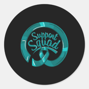 Polycysteuze Nierziekte Awareness Squad Ronde Sticker