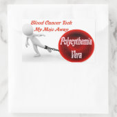 Polycythemia Vera-kanker nam mijn Mojo Rechthoekige Sticker (Tas)